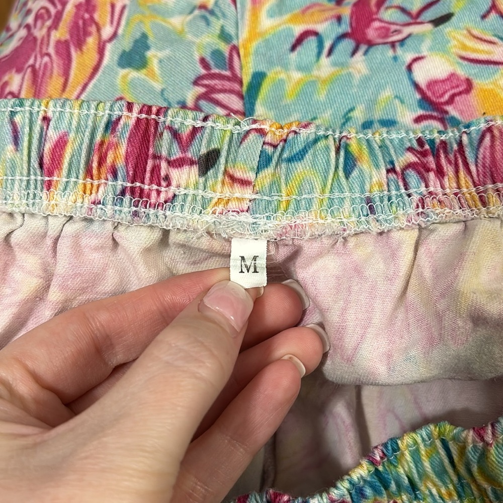 Flamingo Pajama Shorts Size Medium‎ - Picture 5 of 5